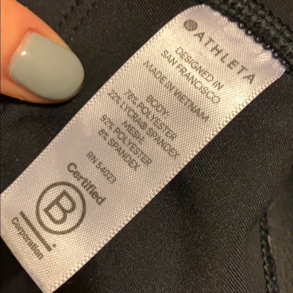 Athleta 7/8 leggings high waisted- XS petite - Picture 8 of 8